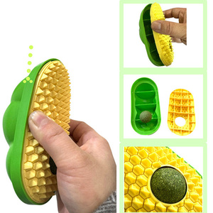 جهاز خدش للقطط على شكل حبة البازلاء، لعبة خدش ذاتية الخدمة، فرشاة تدليك، مستلزمات الحيوانات الأليفة - Product Image 3