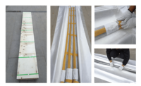Grillage en aluminium léger et durable pour l'extérieur, facile à installer, utilisé pour la protection contre les explosions, les barrières de sécurité, les jeux d'eau