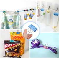 Surtido de Tamaños, Juego de 240 Clips de Oficina de Colores, Pinzas para Papel, Tachuelas, Material Escolar para Oficina y Hogar
