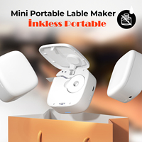 Mini imprimante thermique de poche pour les marques de cadeaux de bureau, largeur d'impression 14-16 mm, papier thermique de 0,5 pouce pour mini-imprimante 60x40 personnalisée