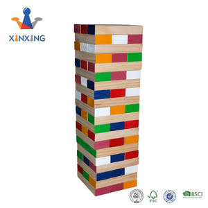 <span class=keywords><strong>Jeu</strong></span> <span class=keywords><strong>de</strong></span> pelouse à empiler en bois Jumbo pour l'extérieur Paulownia Tumbling Tower Games - Product Image 2