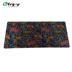 Mô Hình Tùy Chỉnh Kích Thước Lớn Cao Su Tự Nhiên Chuột <span class=keywords><strong>Pad</strong></span> Và Bàn Phím Mat Không Thấm Nước Trống Vải Trắng Cho Chơi Game - Product Image 6