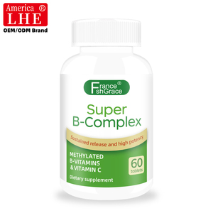 Fabricante de Suplementos de Complejo B al por Mayor con Vitaminas para Apoyar la Función Inmunológica para Adultos, 60 Tabletas de Complejo B - Product Image 1