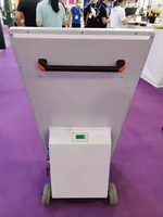 43 intérieur PCAP tactile Portable batterie affichage numérique présentoir kiosque 500 lentes 10 heures de travail vente au détail Shopping publicité OEM