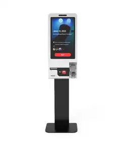 24 इंच एंड्रॉयड विंडोज रेस्तरां स्वचालित टच स्क्रीन कियोस्क स्वयं आदेश देने की मशीन स्वयं-सेवा भुगतान कियोस्क