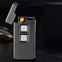 Briquet électronique USB à arc Tesla, coupe-vent, design original, nouveauté