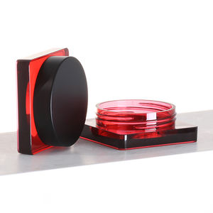 Pot de crème haut en acrylique 5g carré vide Gel Pote Cosmtico Biodegradvel - Product Image 4