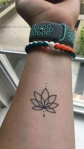 Pequeño, mediano, rosa, corazón, <span class=keywords><strong>Luna</strong></span>, estrellas, agua activada, 1 hora, <span class=keywords><strong>tatuaje</strong></span> semipermanente personalizado, característica temporal - Product Image 5