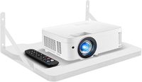 Estante Flotante Blanco Pequeño para Mini Proyector/Soporte de Pared para Proyector/Estante para Router/Estante para Caja de Cables de Módem/Soporte para Proyector