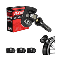 Pour Autel MaxiTPMS MX capteur capteur de pneu universel double fréquence 315MHz/433MHz Programmable TPMS tige en caoutchouc capteurs automatiques