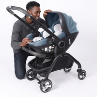 Poussette bébé Kidilo de haute qualité 3 en 1, en alliage d'aluminium, pliable, portable, poussette de voyage avec siège auto, poussettes bébé