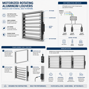 Sistema de Persianas de Aluminio Motorizadas y Giratorias con Motor <span class=keywords><strong>Somfy</strong></span> para Patio Exterior de Villas de Lujo, Protección Solar y Control de Lluvia - Product Image 5