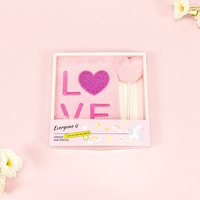 Carnet LOVE Cœur Scintillant, Journal Intime en Peluche pour Amoureux, Style Mignon et Frais avec Fourrure de Lapin