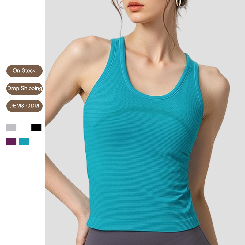 High Quality Women's Sports Vest Beautiful Breathable Yoga Top for Outdoor Fitness New Design Fashionable Fitness Wear