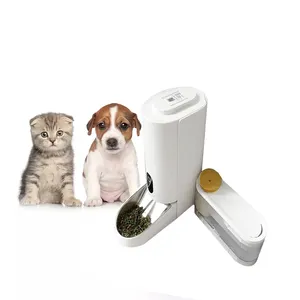 스마트 제품 매일 사용 개 고양이 새로운 디자인 3.7l 용량 스마트 애완 동물 피더 편도 스플리터 와이파이 애완 동물 그릇