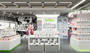Design d'intérieur tendance <span class=keywords><strong>pour</strong></span> boutique d'anime, présentoir personnalisé <span class=keywords><strong>pour</strong></span> boutique de mangas, mobilier sur mesure <span class=keywords><strong>pour</strong></span> boutique de collectionnables dimensionnels Otaku - Product Image 3