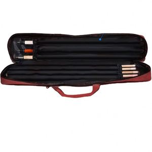 Usine BSCI vend des étuis de queue de billard étanches 3B 4S, sac de queue de billard 1/2 avec bandoulière pour le transport - Product Image 1