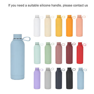 Bouteille isotherme en acier inoxydable à double paroi avec logo personnalisé, gobelet, bouteille d'eau, 500 ml - Product Image 2