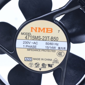 NMB 4715MS-23T-B50 11938MB-B3N-EA-00 230V AC 15W 0.12A 102CFM 2900RPM UPS Fuente de alimentación 4715MS-23T-B50-A00 Gabinete Ventilador <span class=keywords><strong>axial</strong></span> - Product Image 2