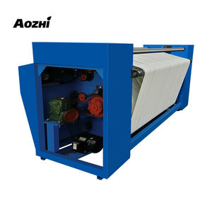 Máquina de lavandería eléctrica <span class=keywords><strong>Industrial</strong></span> AOZHI, prensa plegable de planchado automático de sábanas con 2 rodillos, equipo de lavandería comercial - Product Image 1