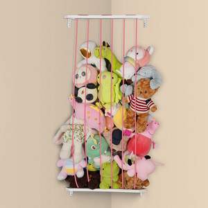 Armoire de rangement pour animaux en <span class=keywords><strong>peluche</strong></span> à longueur réglable Étagère à jouets de zoo en bois tendre pour chambre à coucher Grand porte-jouets en <span class=keywords><strong>peluche</strong></span> d'angle - Product Image 2