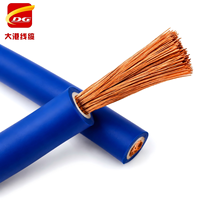Cable de Soldadura de Cobre Estándar 1/0 2/0 3/0 4/0 AWG, Cable de Soldadura Flexible de Alta Calidad para Trabajo Pesado, Doble Capa