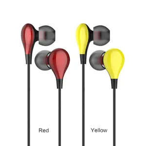 2021 New Arrival Noise Cancelling Sport Stereo Metal Bass Earphones Wired Headphones mit Microphone 3.5mm geflochtene kopfhörer