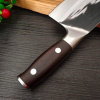 Couteau de chef chinois en gros, couteau de boucher en acier inoxydable, couteau à découper, hachoir martelé, couteau à désosser, couteau de cuisine