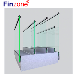 Supports de main courantes extérieurs, <span class=keywords><strong>rampes</strong></span> et balustrades pour terrasse, véranda, balustrade en verre, <span class=keywords><strong>aluminium</strong></span> - Product Image 2