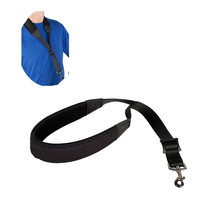 24" Padded Neoprene Saxophone Neckband Saxophone Strap Alto Tenor Bari Soprano Kids Student Soft Padded Sax Neck Harness