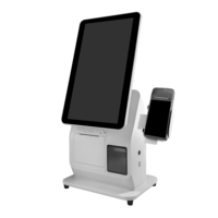 Pemindai kode batang 15.6 inci 1D/2D, mesin Pos kios layar sentuh sistem Pos layanan mandiri