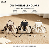 Tas Ransel Linen Desainer Wanita Mewah Kasual Tas Selempang Minimalis Tas Selempang Multifungsi Tas Ransel Kecil Modis OEM ODM