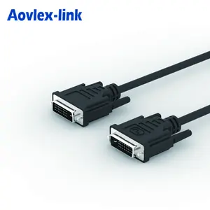High Speed DVI-D 24+1 Dual Link Male to Male Digital Video 4K 1080P 60Hz DVI Cable With Ferrite Core for Laptop HDTV