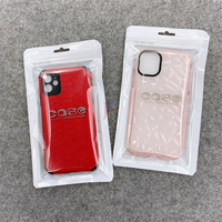Sac à fermeture éclair en polyéthylène résistant à l'humidité imprimé sur mesure pour l'emballage d'accessoires de téléphonie mobile