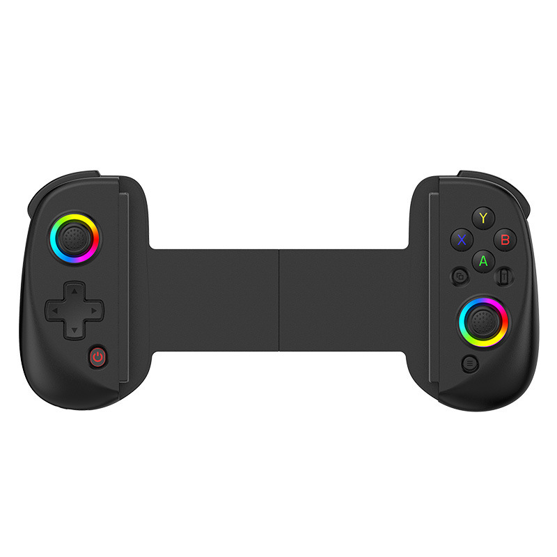 <strong>2026</strong> New D8 Telescopic Mobile Phone Gamepad RGB Light BT Wireless <strong>Controller</strong> Stretchable Joystick for Android iPhone Switch PS4