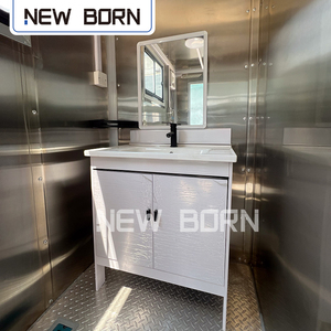 Nuovo <span class=keywords><strong>Bron</strong></span> evento aziendale VIP bagno Festival portatile all'aperto bagno bagno di nozze rimorchio WC 11.48x6.28x7.38ft 5000T - Product Image 5