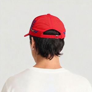 Casquette de baseball 6 panneaux style Hip Hop, personnalisable, streetwear, logo brodé 3D flamme rouge, 100% coton, visière incurvée, Gorras - Product Image 2