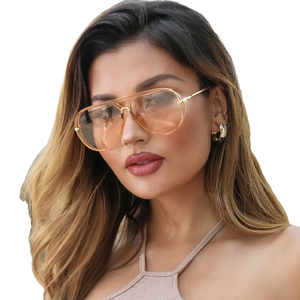 Recommend Stylish Unisex <strong>Vivid</strong> Colorful Lens Oversized Vintage UV400 Women Sunglasses - Product Image 1