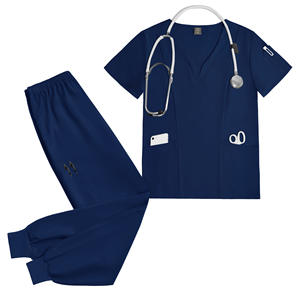 Uniformes médicos de traje quirúrgico 42025LW Rts para mujer, uniforme médico rosa para hombre, uniforme de práctica médica, uniformes médicos - Product Image 1