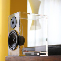 VONVIK — présentoir personnalisé pour haut-parleur, en plexiglas, Perspex, acrylique, Mini boîte, bricolage