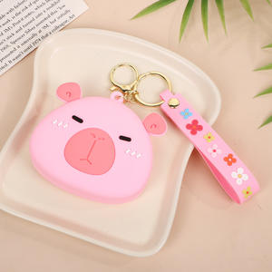 Monedero de Silicona con Forma de Capibara, Mini, Impermeable, Llavero, Cartera de Dibujos Animados, Bolsa para Tarjetas de Estudiante, Colgante para Bolsa de Coche - Product Image 5