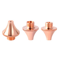 Buse de découpe laser Gangchun 3D M9 en cuivre violet, simple ou double couche, accessoires pour machine de découpe laser de tubes, Chine