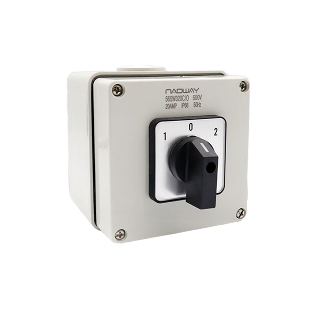 JIAHUI Australian Standard Transfer Switch IP66 Waterproof Rotary Combination Switch 56SW Start Three-Speed 250V Plastic 1NO1NC