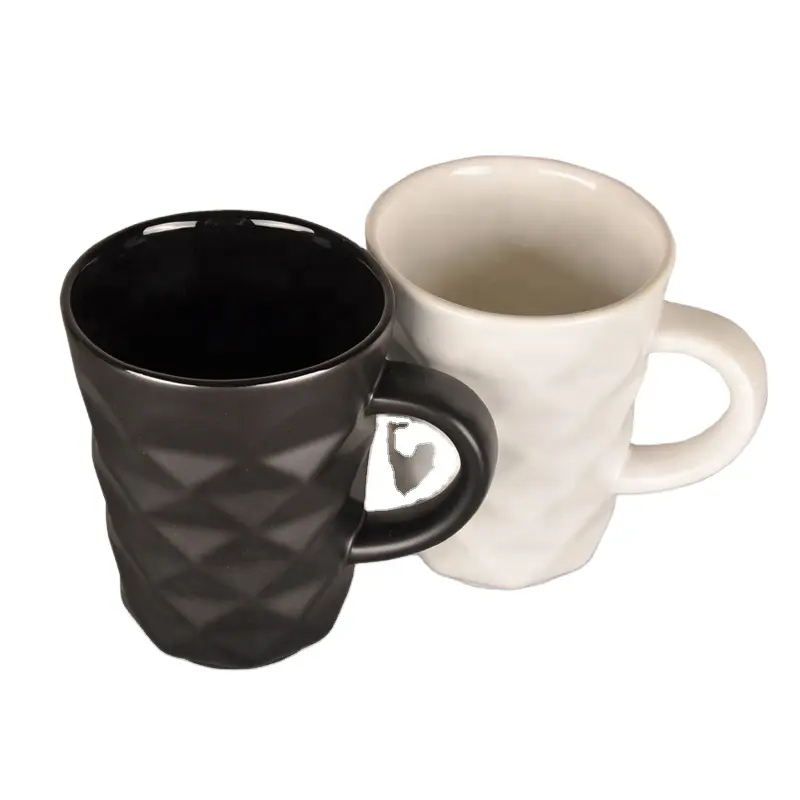 OEM ODM kupa bardak kupa logosu özel kahve seramik 8oz 10oz 12oz kahve kupaları tek kullanımlık Modern kil CE/ab grip LFGB CIQ Eec