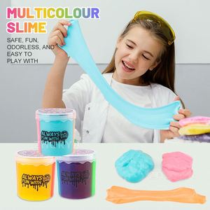 Zhorya - Slime con Lentejuelas Brillantes de 3 Colores, Juguete de Slime Galáctico, No Tóxico, para Hacer Burbujas, Gelatina Suave, Slime Ruidoso - Product Image 3