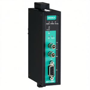 Convertidor de Fibra Óptica Moxa ICF-1180I, Conector ST, Ethernet Industrial - Product Image 2