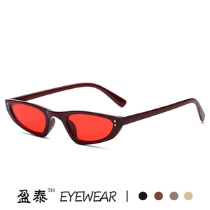 แว่นกันแดดทรงแคทอายผู้หญิง UV400 กรอบพีซีคลาส 2 แว่นกันแดดสไตล์เรโทร - Product Image 2