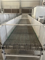 Nastro Trasportatore a Rete, Dispositivo di Trasporto e Essiccazione per la Lavorazione di Materiali Chimici Granulari