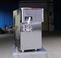 Machine à crème glacée commerciale, crème glacée molle, machine à crème glacée molle, distribution continue, 80 kg pour les restaurants, nouvelle conception