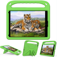 Coque pour tablette, étui en mousse EVA souple, avec poignée confortable et béquille pliable, pour iPad 10.2 pouces, 2019 et 2020
